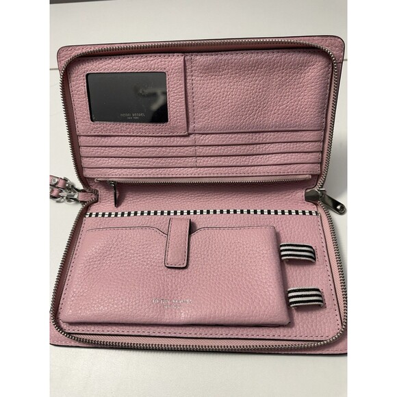Brand New Henri Bendel Influencer Wallet/Clutch. In Pink Leather. - Picture 4 of 10